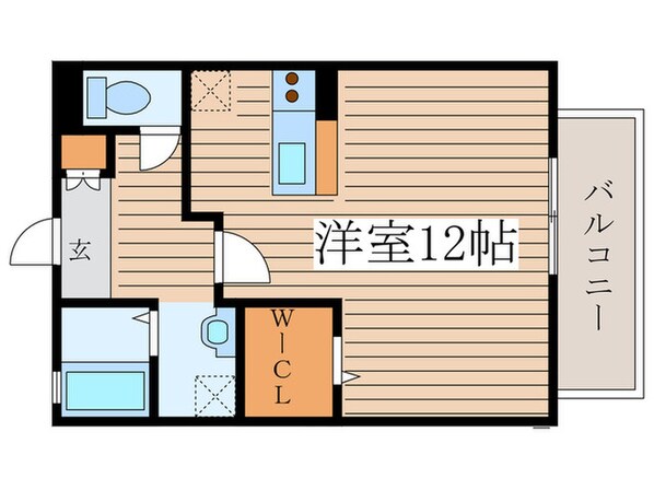 モナリエの物件間取画像